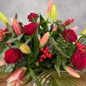 Red Roses & Pink Lilies Bouquet